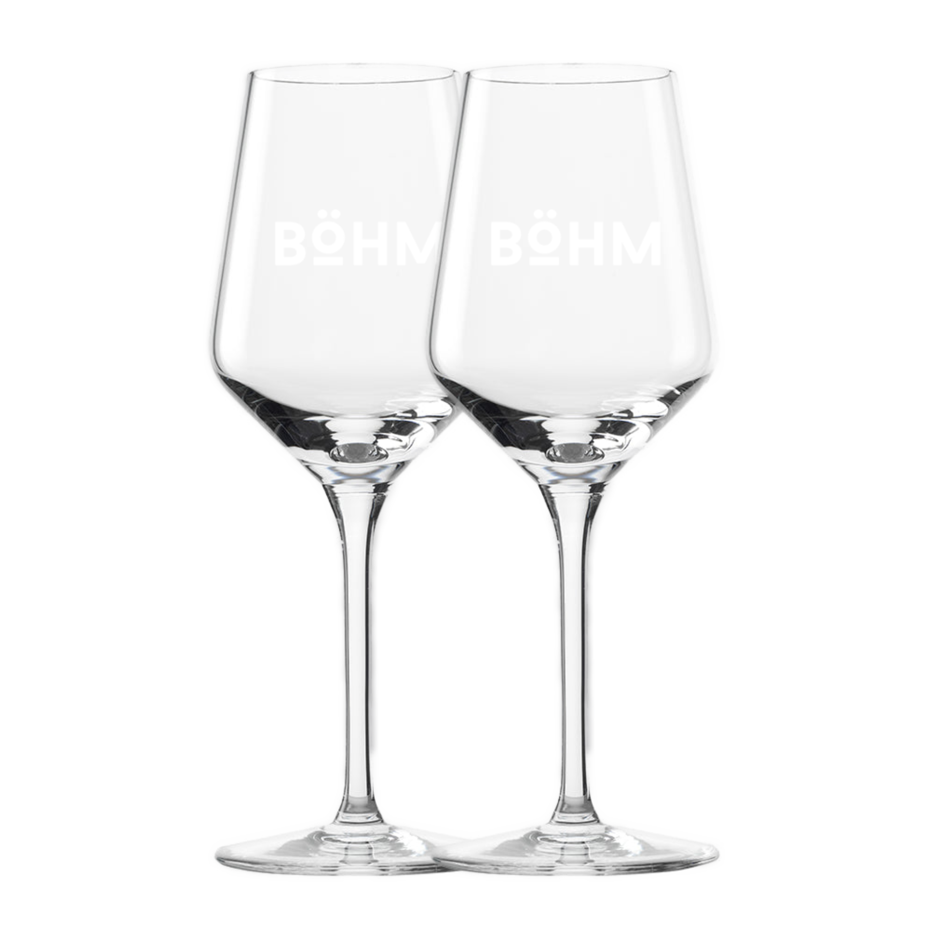Weingut Böhm | Kristall-Weinglas | Universal-Kelch mit Logo