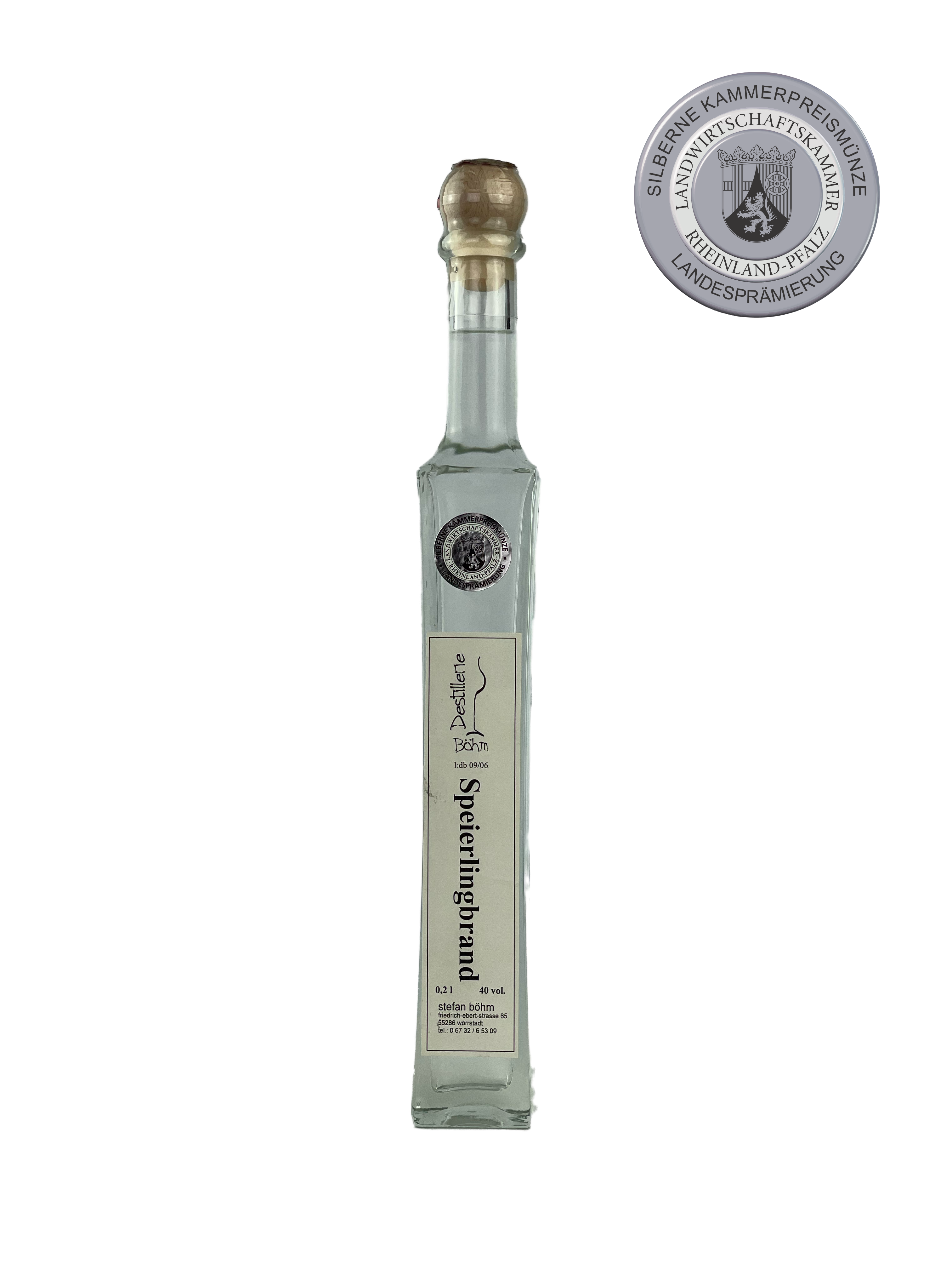 Destillerie Böhm | Speierlingsbrand | Kostbare Wildfrucht-Rarität | 0,2l