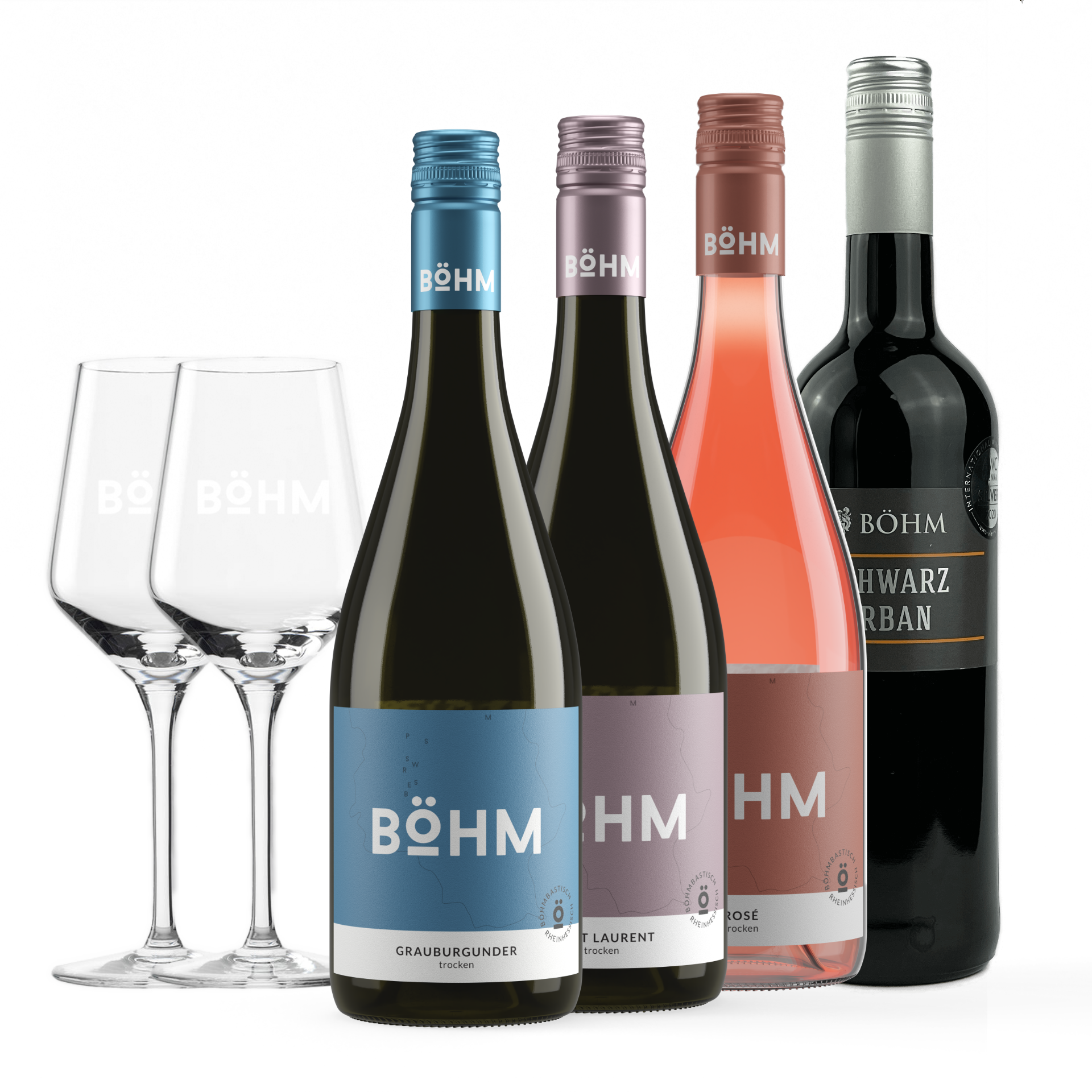 Grillpaket: "Rheinhessischer Fleischgenuss" - Premium Wein-Set für BBQ-Fans