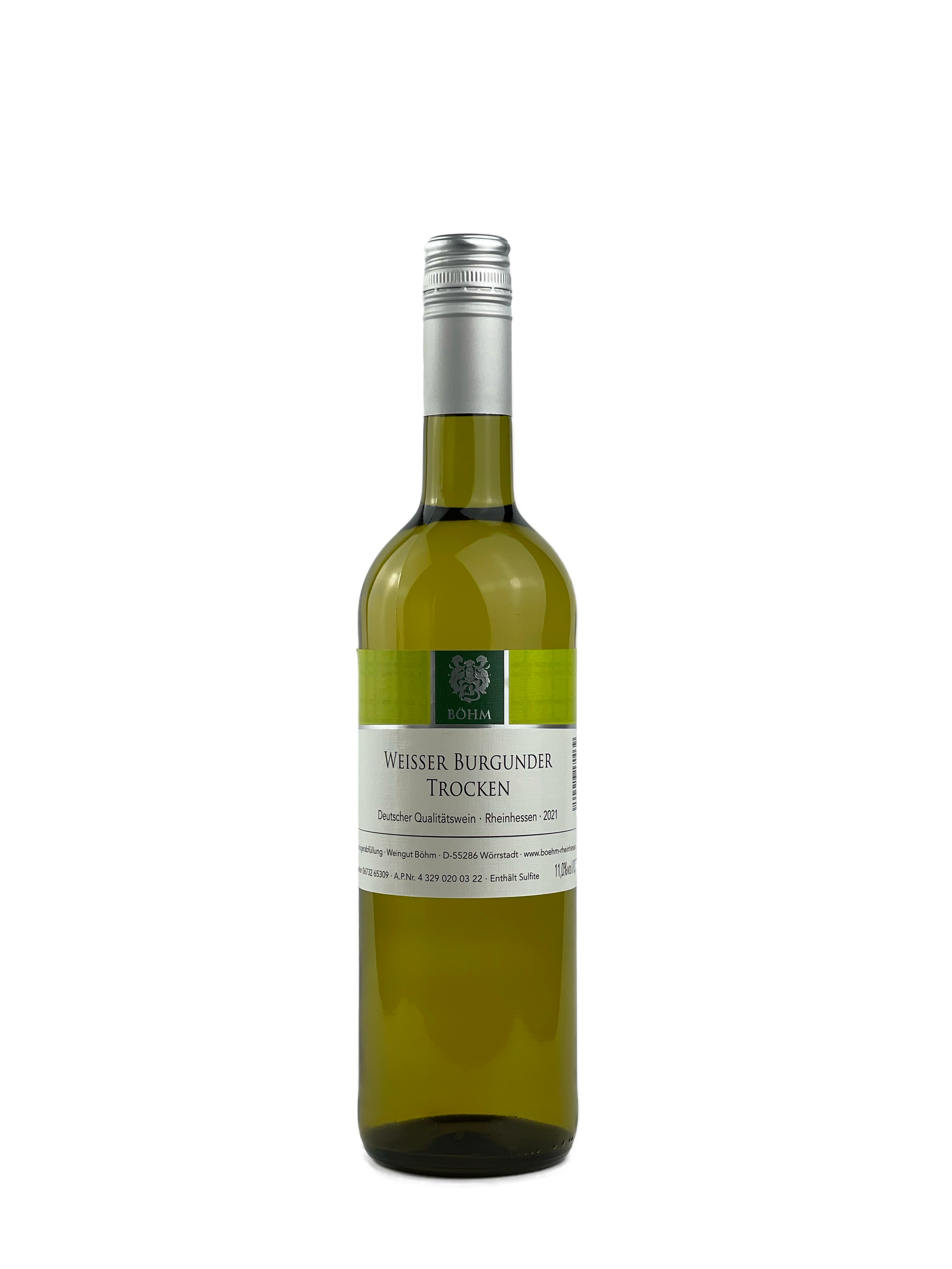 2021er Rheinhessen Weißburgunder Qualitätswein trocken